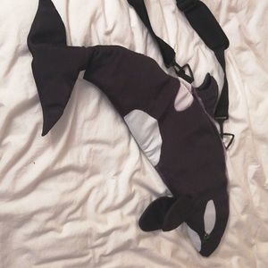 Killer whale crossbody bag